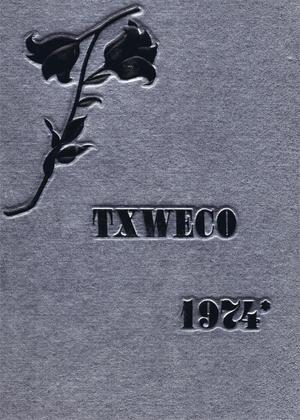 Primary view of object titled 'TXWECO, Yearbook of Texas Wesleyan College, 1974'.