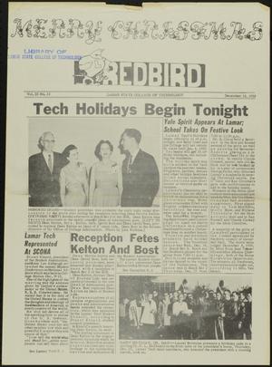 Primary view of object titled 'The Redbird (Beaumont, Tex.), Vol. 9, No. 13, Ed. 1 Friday, December 18, 1959'.