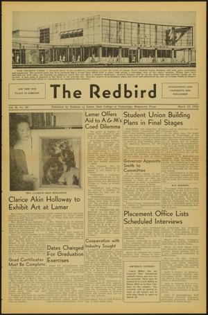 Primary view of object titled 'The Redbird (Beaumont, Tex.), Vol. 2, No. 20, Ed. 1 Friday, March 13, 1953'.