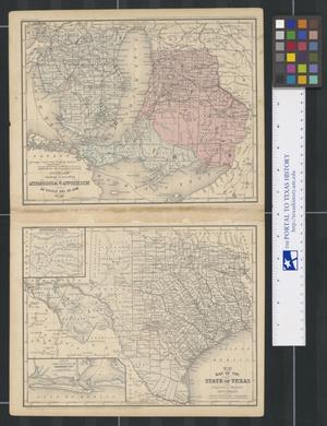Primary view of object titled '[Maps from Mitchell's School and Family Geography]'.