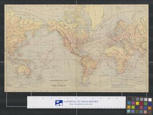 Primary view of object titled 'Commercial Map of the World'.