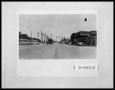 Photograph: Looking East on South 1st Street, Intersection of Elm and S. 1st, Dow…