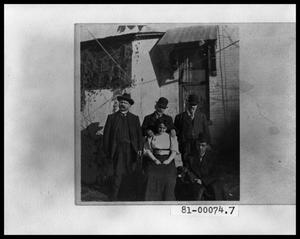 Primary view of object titled 'Picture of Family of Four on Porch'.