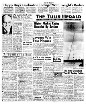 Primary view of object titled 'The Tulia Herald (Tulia, Tex.), Vol. 63, No. 34, Ed. 1 Thursday, August 26, 1971'.