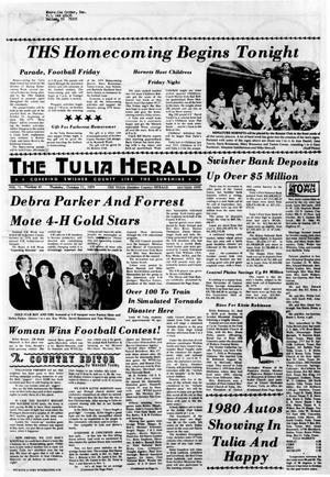 Primary view of object titled 'The Tulia Herald (Tulia, Tex.), Vol. 71, No. 41, Ed. 1 Thursday, October 11, 1979'.