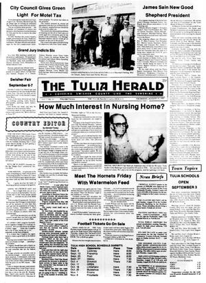 Primary view of object titled 'The Tulia Herald (Tulia, Tex.), Vol. 77, No. 33, Ed. 1 Thursday, August 15, 1985'.