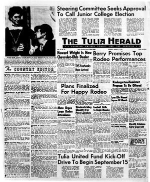 Primary view of object titled 'The Tulia Herald (Tulia, Tex.), Vol. 63, No. 32, Ed. 1 Thursday, August 12, 1971'.