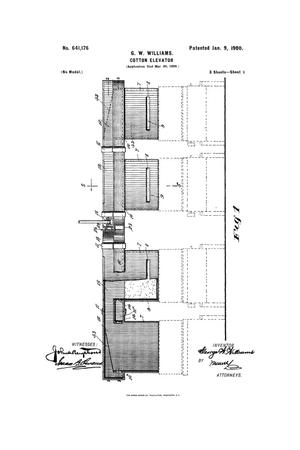 Primary view of object titled 'Cotton-Elevator.'.