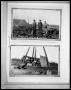 Photograph: Three Men by Tent; Oil Well Drililng