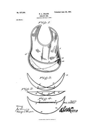 Primary view of object titled 'Child's Bib.'.