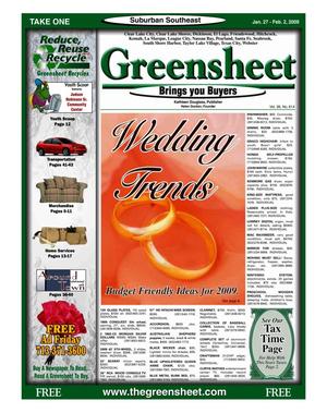 Primary view of object titled 'Greensheet (Houston, Tex.), Vol. 39, No. 614, Ed. 1 Tuesday, January 27, 2009'.