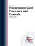 Report: An Audit Report on Procurement Card Processes and Controls