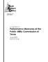 Report: An Audit Report on Performance Measures at the Public Utility Commiss…