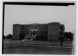 Primary view of object titled 'Education building, North Texas State Normal College'.