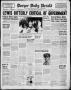 Primary view of Borger Daily Herald (Borger, Tex.), Vol. 20, No. 13, Ed. 1 Monday, December 10, 1945
