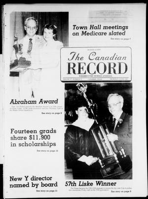 Primary view of object titled 'The Canadian Record (Canadian, Tex.), Vol. 97, No. 23, Ed. 1 Thursday, June 4, 1987'.