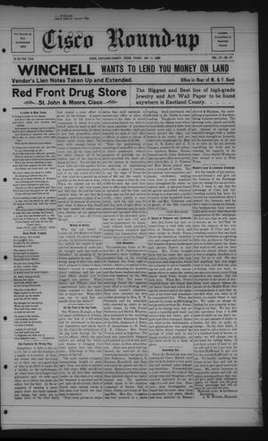 Primary view of object titled 'Cisco Round-up (Cisco, Tex.), Ed. 1 Friday, January 11, 1907'.