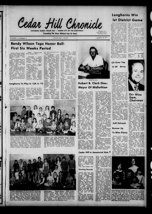 Primary view of object titled 'Cedar Hill Chronicle (Cedar Hill, Tex.), Vol. 7, No. 8, Ed. 1 Thursday, October 21, 1971'.