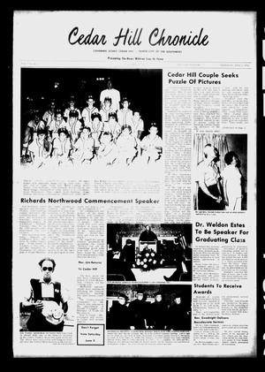 Primary view of object titled 'Cedar Hill Chronicle (Cedar Hill, Tex.), Vol. 7, No. 40, Ed. 1 Thursday, June 1, 1972'.