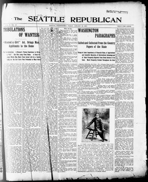 Primary view of object titled 'The Seattle Republican (Seattle, Wash.), Vol. 6, No. 33, Ed. 1 Friday, January 19, 1900'.