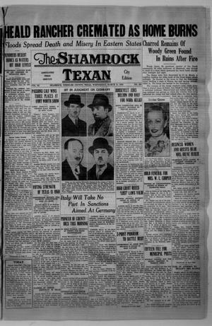 Primary view of object titled 'The Shamrock Texan (Shamrock, Tex.), Vol. 32, No. 268, Ed. 1 Wednesday, March 18, 1936'.