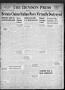 Newspaper: The Denison Press (Denison, Tex.), Vol. 7, No. 121, Ed. 1 Wednesday, …
