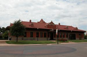 Primary view of object titled 'T & P train depot, Abilene'.