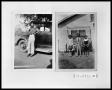Photograph: Woman in Front of Car; Siblings, Two Women and a Man in Front of House