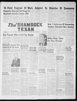 Primary view of object titled 'The Shamrock Texan (Shamrock, Tex.), Vol. 60, No. 43, Ed. 1 Thursday, January 30, 1964'.