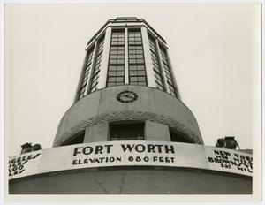 Primary view of object titled '[Control Tower at Fort Worth Municipal Airport]'.
