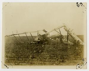 Primary view of object titled '[Photograph of Crashed Airplane]'.