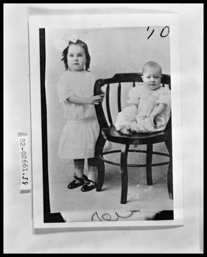 Primary view of object titled 'Portrait of Two Children'.