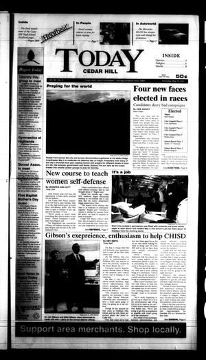 Primary view of object titled 'Today Cedar Hill (Duncanville, Tex.), Vol. 36, No. 8, Ed. 1 Thursday, May 10, 2001'.