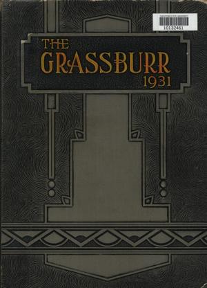 Primary view of object titled 'The Grassburr, Yearbook of John Tarleton Agricultural College, 1931'.
