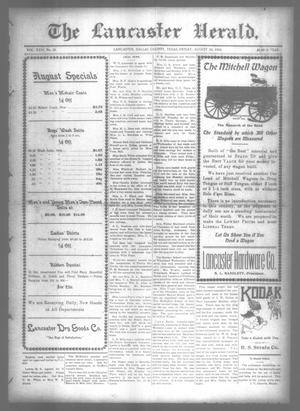 Primary view of object titled 'The Lancaster Herald. (Lancaster, Tex.), Vol. 26, No. 30, Ed. 1 Friday, August 23, 1912'.
