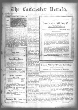 Primary view of object titled 'The Lancaster Herald. (Lancaster, Tex.), Vol. 24, No. 17, Ed. 1 Friday, May 27, 1910'.