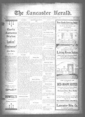 Primary view of object titled 'The Lancaster Herald. (Lancaster, Tex.), Vol. 37, No. 33, Ed. 1 Friday, September 7, 1923'.