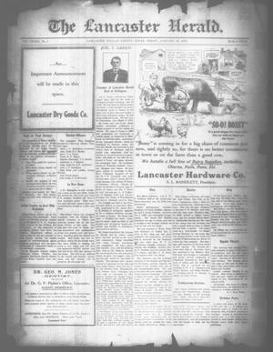 Primary view of object titled 'The Lancaster Herald. (Lancaster, Tex.), Vol. 33, No. 1, Ed. 1 Friday, January 24, 1919'.