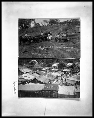 Primary view of object titled 'Work Cew with Horse Team; View of Village'.