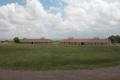 Primary view of Fort Davis, view of enlisted mens barracks taken from Officers Quarters