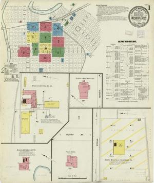 Primary view of object titled 'Wichita Falls 1908 Sheet 1'.