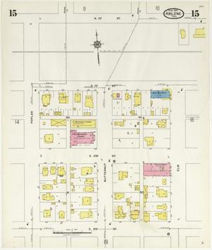 Primary view of object titled 'Abilene 1925 Sheet 15'.