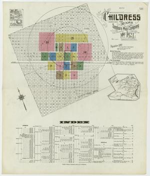 Primary view of object titled 'Childress 1921 Sheet 1'.