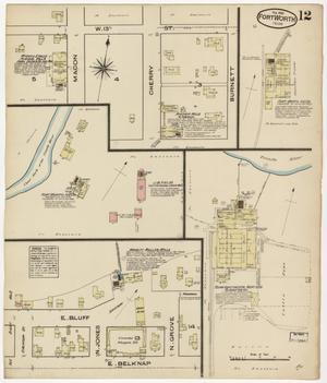 Primary view of object titled 'Fort Worth 1885 Sheet 12'.