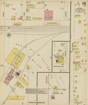 Primary view of object titled 'Paris 1897 Sheet 15'.