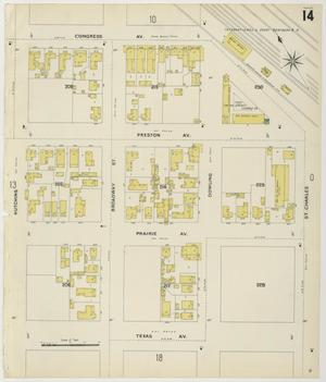 Primary view of object titled 'Houston 1896 Sheet 14'.
