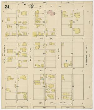 Primary view of object titled 'Galveston 1889 Sheet 31'.