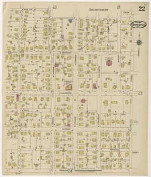 Primary view of object titled 'Gainesville 1922 Sheet 22'.