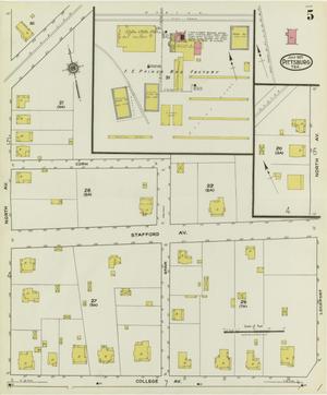 Primary view of object titled 'Pittsburg 1921 Sheet 5'.