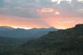 Primary view of Davis Mountains State Park, sunset from Skyline Drive